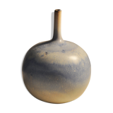 Blue ceramic soliflore vase