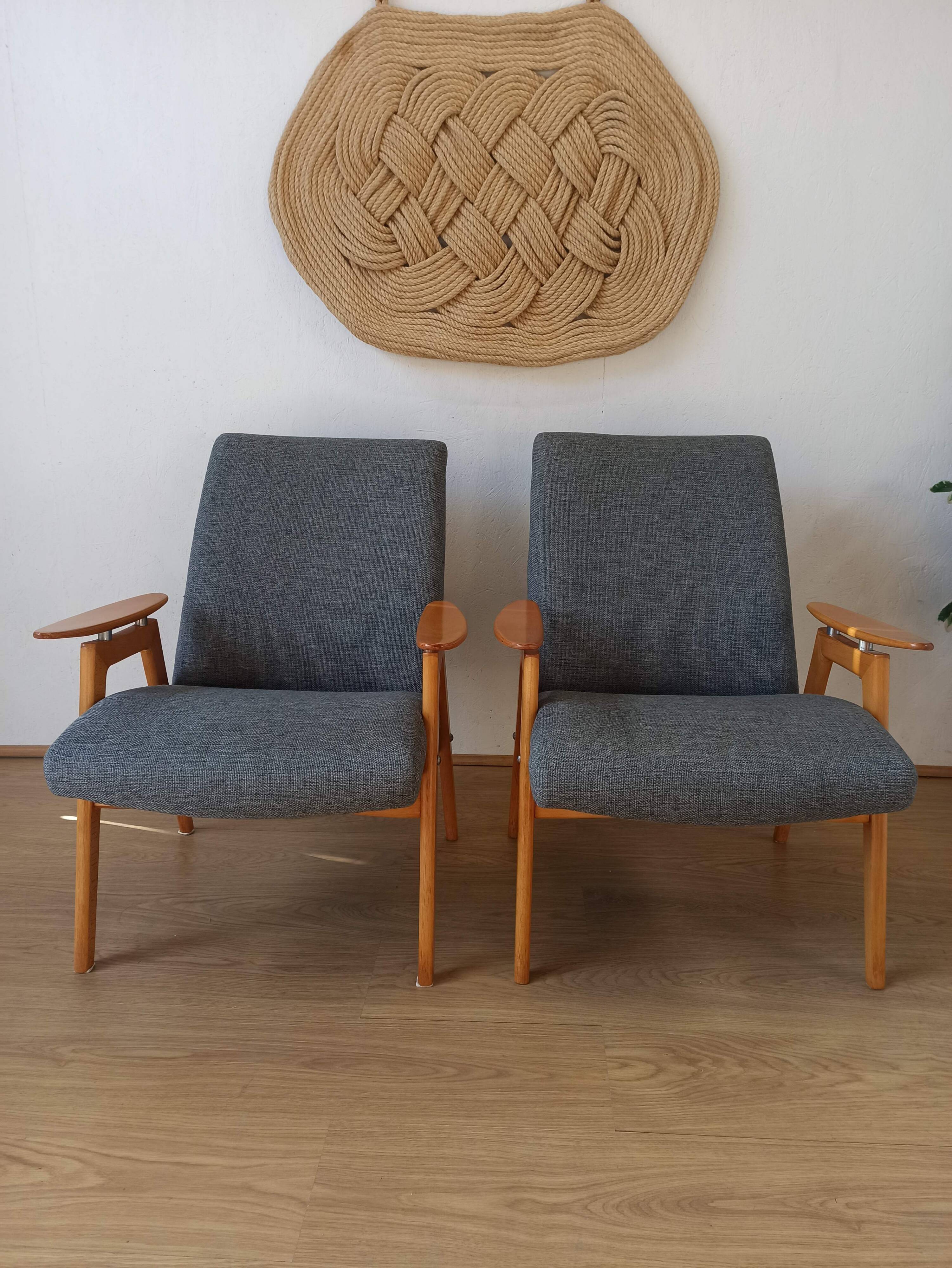 Designer armchair by J. šmidek, 1970s.