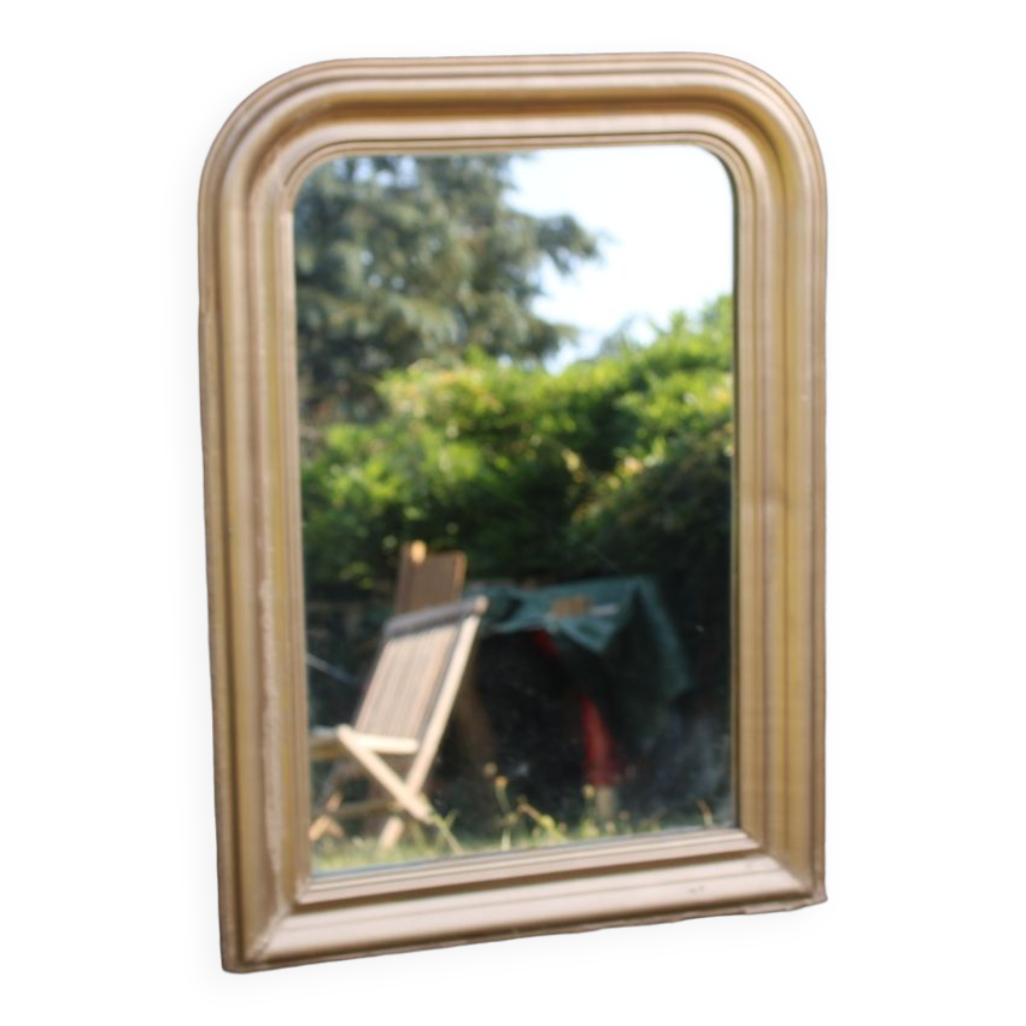 Louis Philippe gilded antique mirror