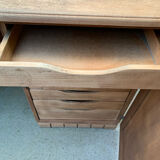 Solid oak Art Deco desk