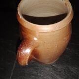 Pot en grès vintage irisé