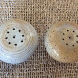 Salière et poivrier  en grès