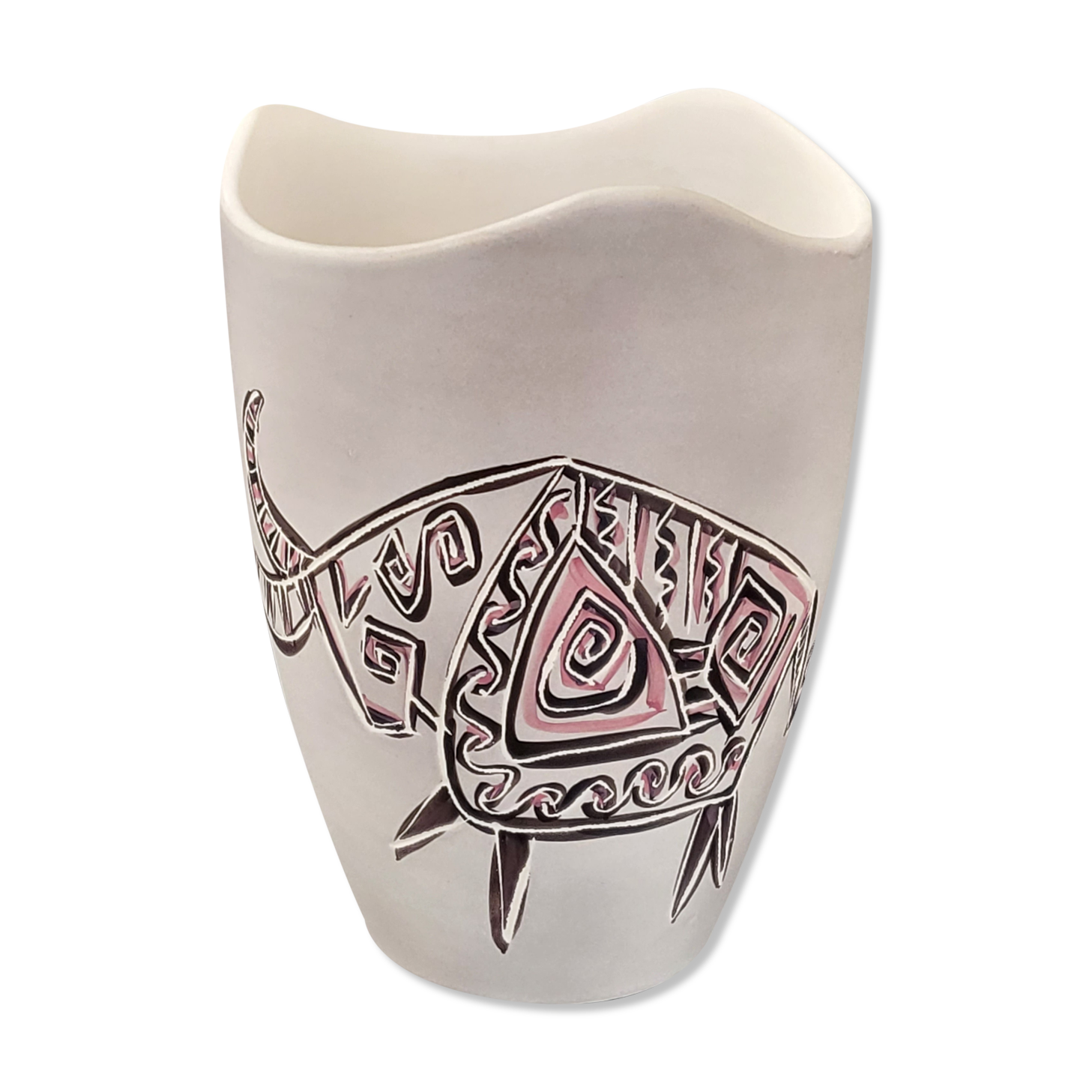 Vintage Vase Vallauris by Raymond Chastagnol