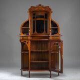 Art Nouveau Cabinet with Mirror, 1890s