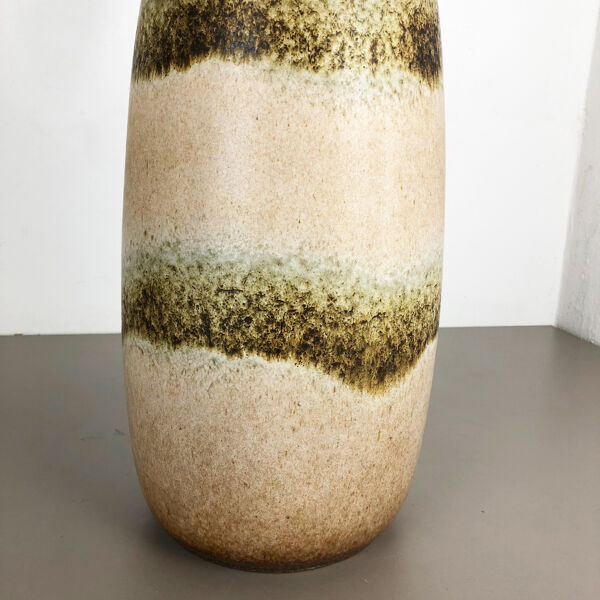 Vase Fat Lava multi-color 284-47 par Scheurich années 1970