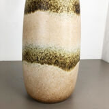 Large Pottery Fat Lava Multi-Color 284-47 Floor Vase Made by Scheurich, 1970s