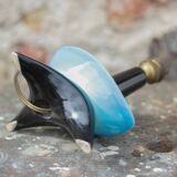 Tripod ceramic table lamp, bedside lamp, accent lamp