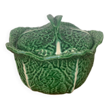 Green cabbage ceramic soup tureen, 1970/80