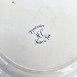 Round dish "Printanier" Terre de Fer