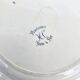 Plat rond "Printanier" Terre de Fer