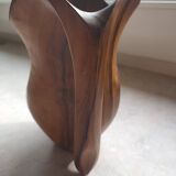 Olive wood pitcher.