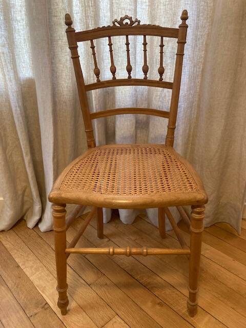 Napoleon III caned chair