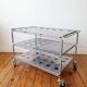 Niels Gammelgaard vintage metal trolley, rolling cart