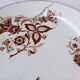 4 flat plates from Sarreguemines model Danish 210401