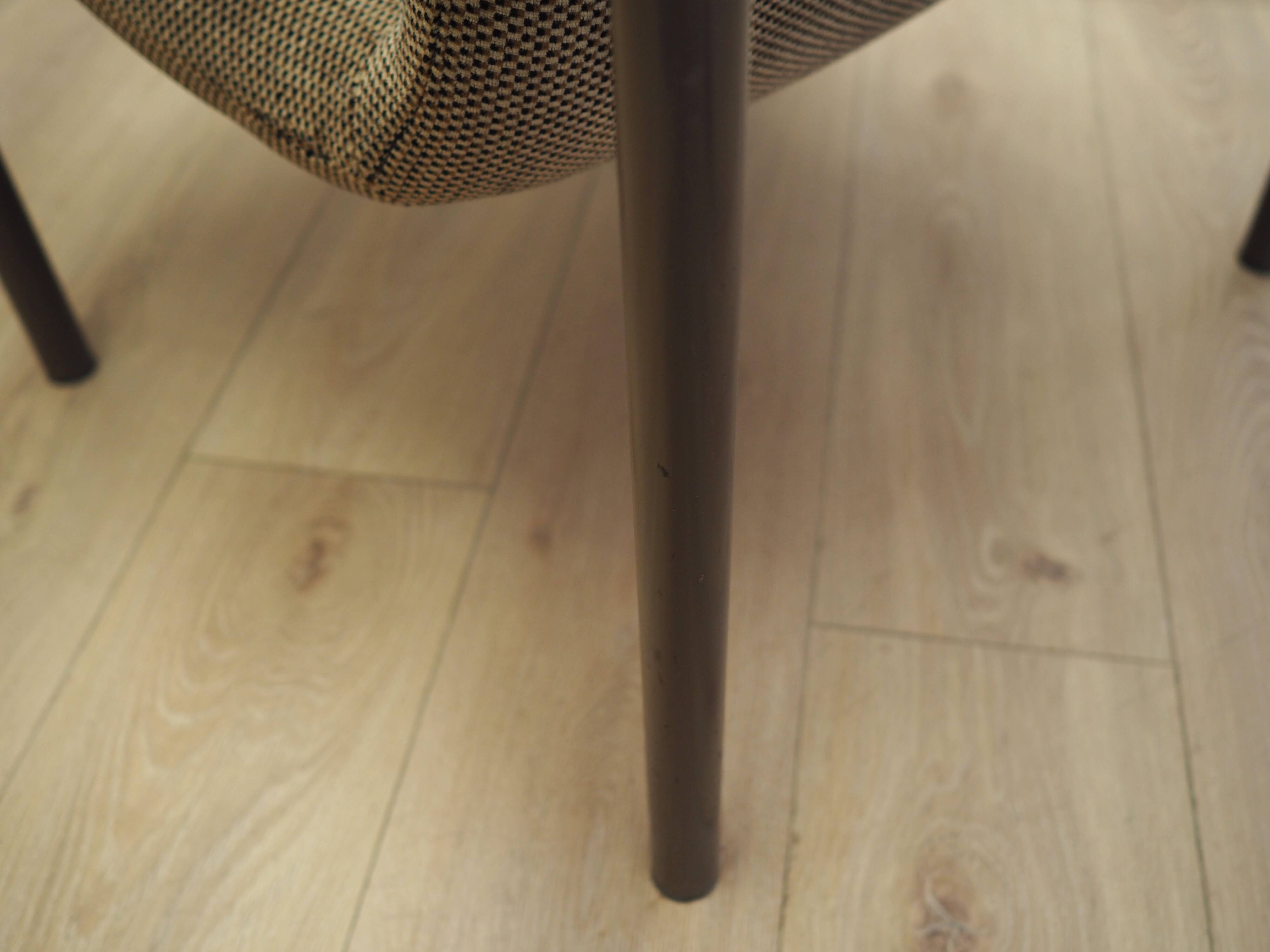 Brown armchair, Danish design, 1960s, production: Denmark