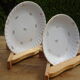White and gold plate service, Vitriam porcelain