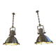 Set of 2 Industrial lamps