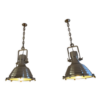 Set of 2 Industrial lamps