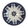 Large flat plate Sarreguemines Terre de fer Cluny