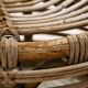 Rattan and bamboo set, Set of 2