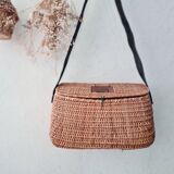 Besace de pêcheur ancienne - panier pêcheur