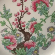 5 dessert plates Bernardaud Arbre des Indes anciennes