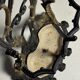 19th century cast iron coat rack