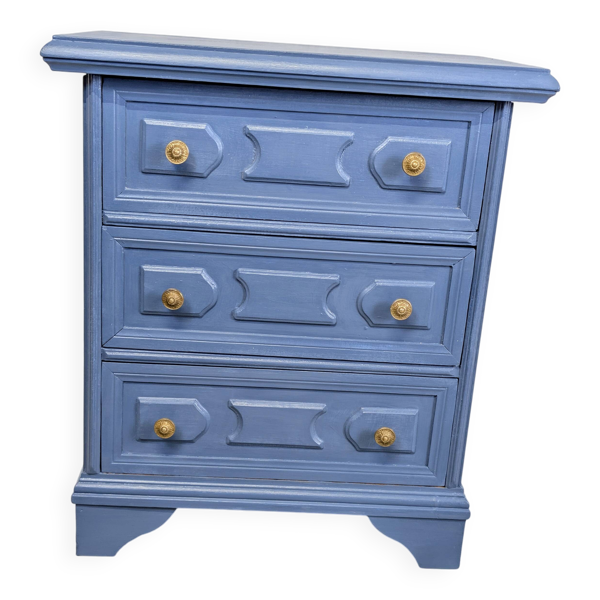 Petite commode - 3 tiroirs sculptés — Beyit