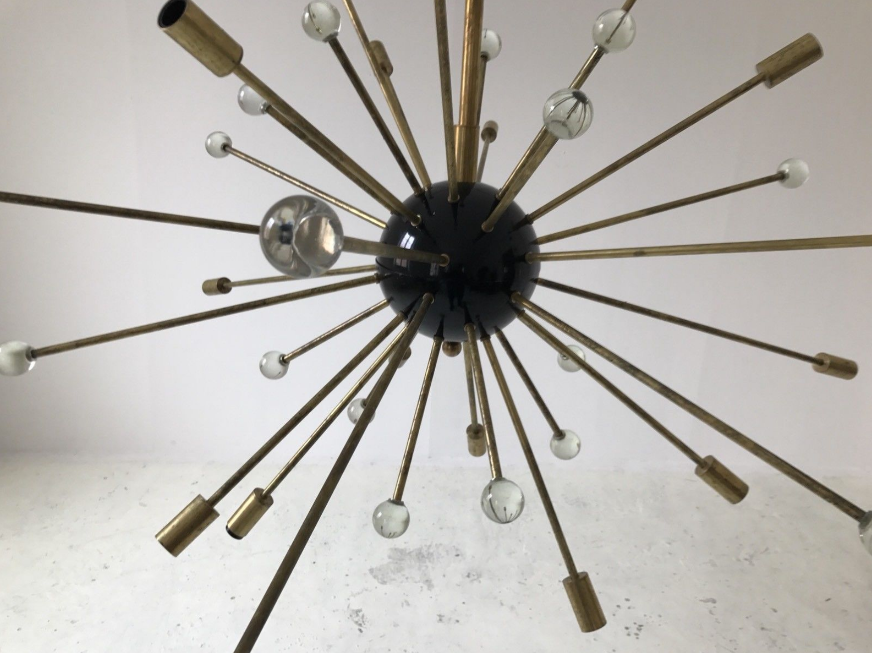 Brass Sputnik chandelier