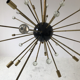 Brass Sputnik chandelier