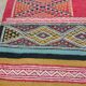 Multicolored Berber carpet in wool 102x215cm
