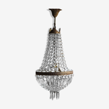 Lustre montgolfière à 3 feux