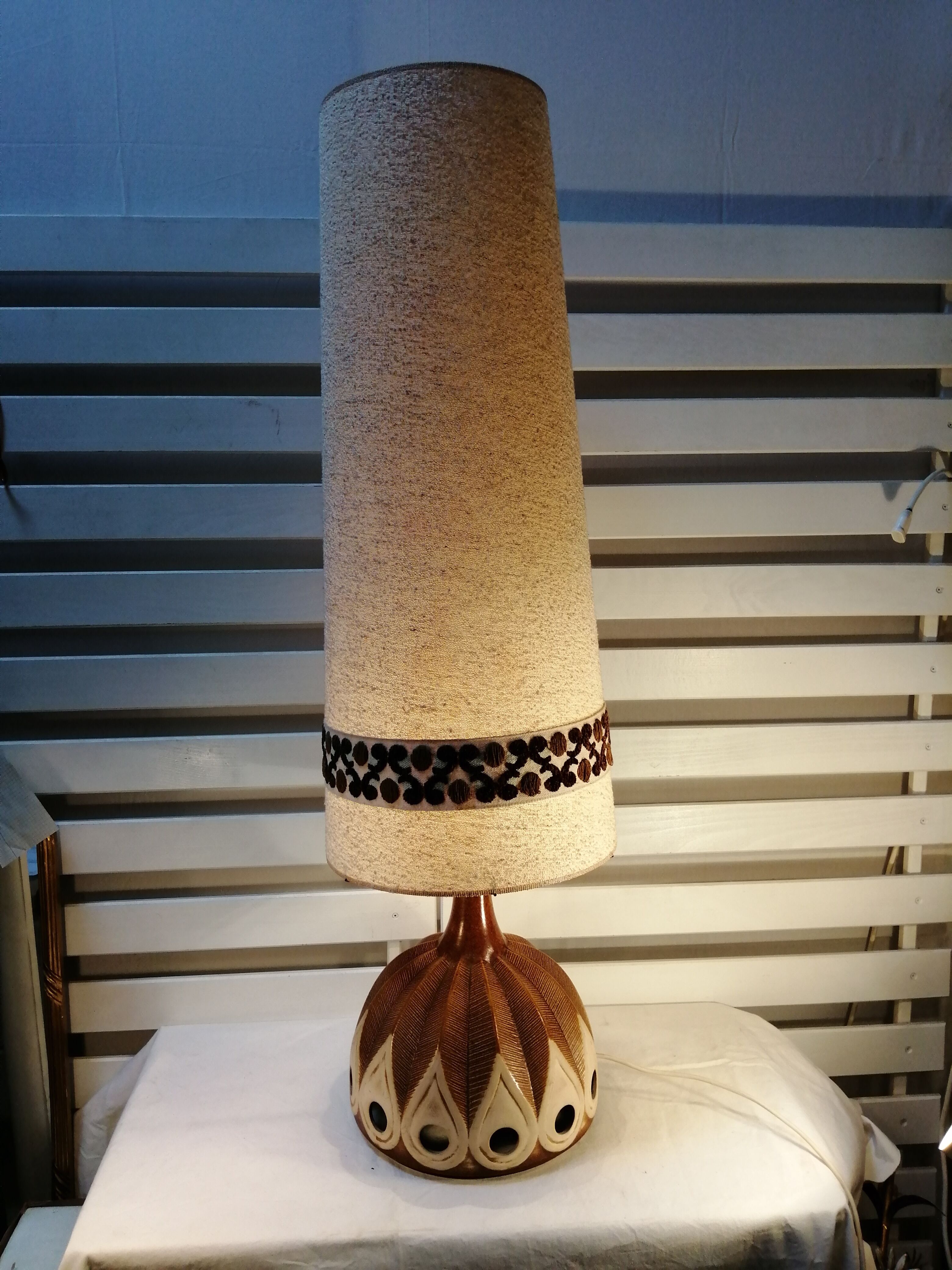 Vintage XXL ceramic table lamp