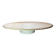Round travertine coffee table, attributed to Angelo Mangiarotti, central cylindrical leg, 1970s