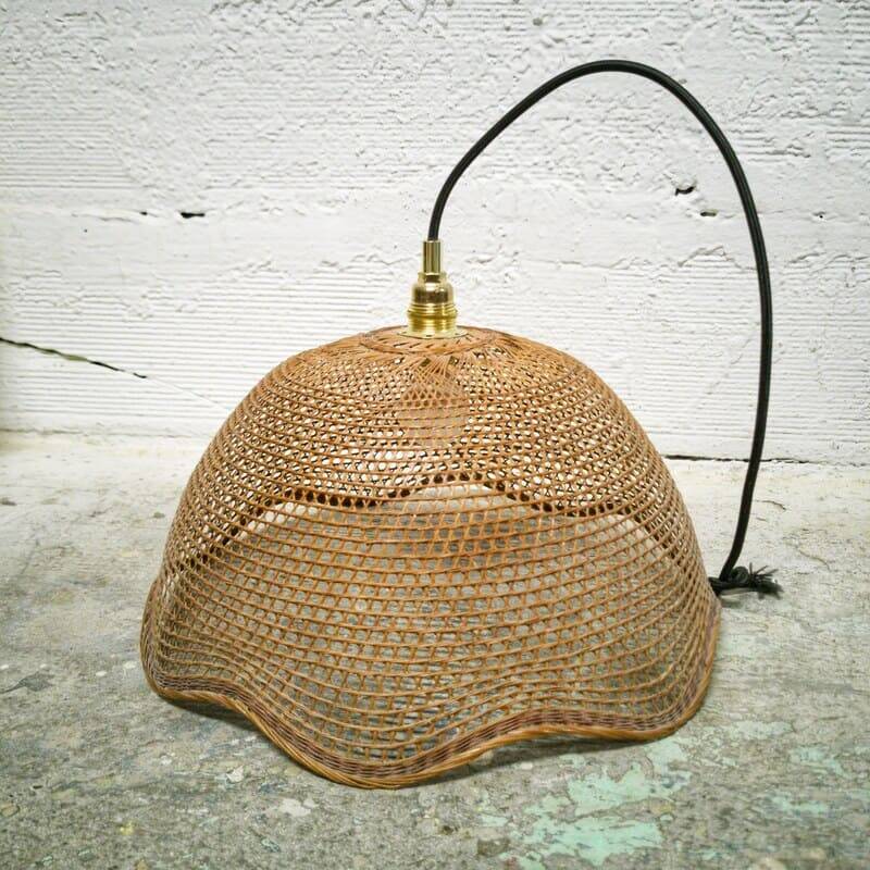 Rattan pendant light