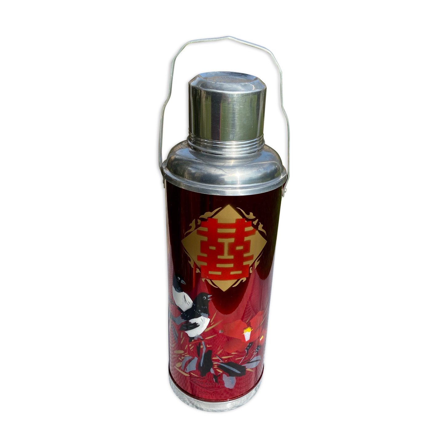 Bottle thermos- brand ching kiang-vintage china of the 70s