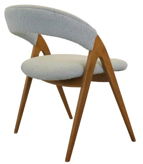 WK möbel style fauteuil / stoel in Teddy 'Mehlmels'