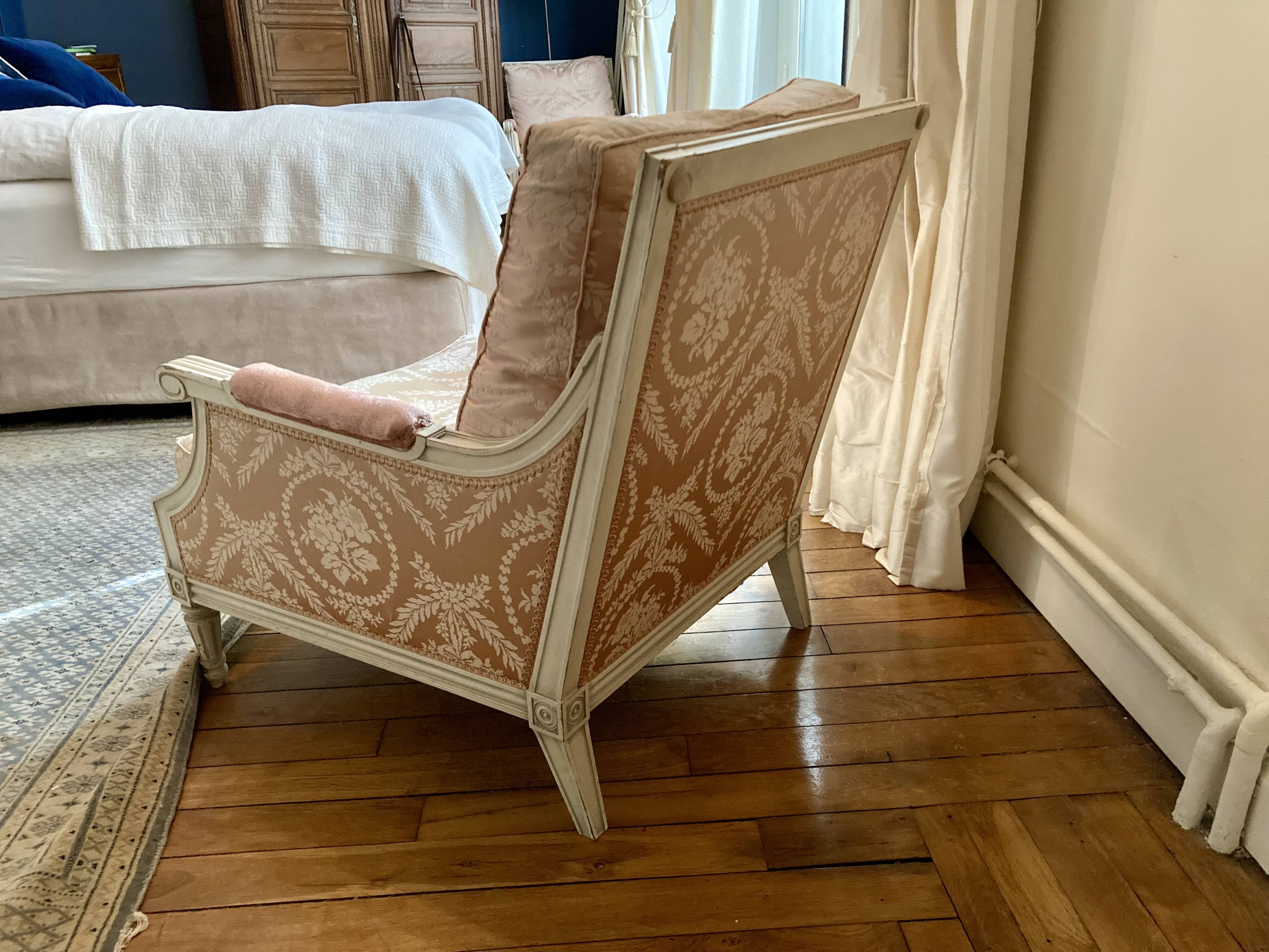 Fauteuil Bergère Louis XVI