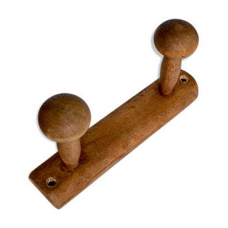 Wooden coat rack