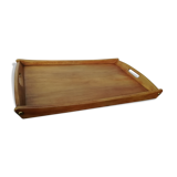 Waxed wood tray