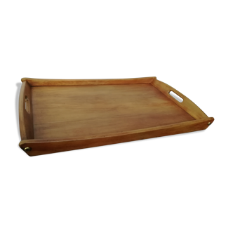 Waxed wood tray