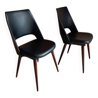 Pair of barrel chairs by Baumann