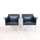 Quatre fauteuils de Matteo Grassi cuir années 1990/2000