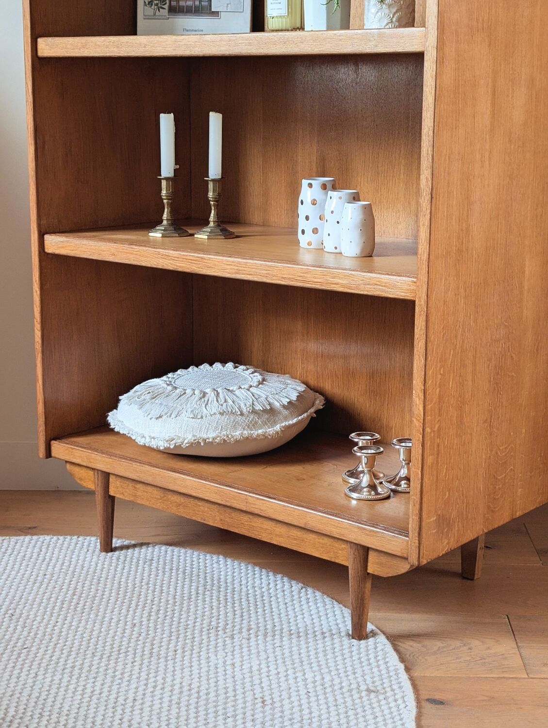 Vintage Danish Scandinavian design bookshelf.