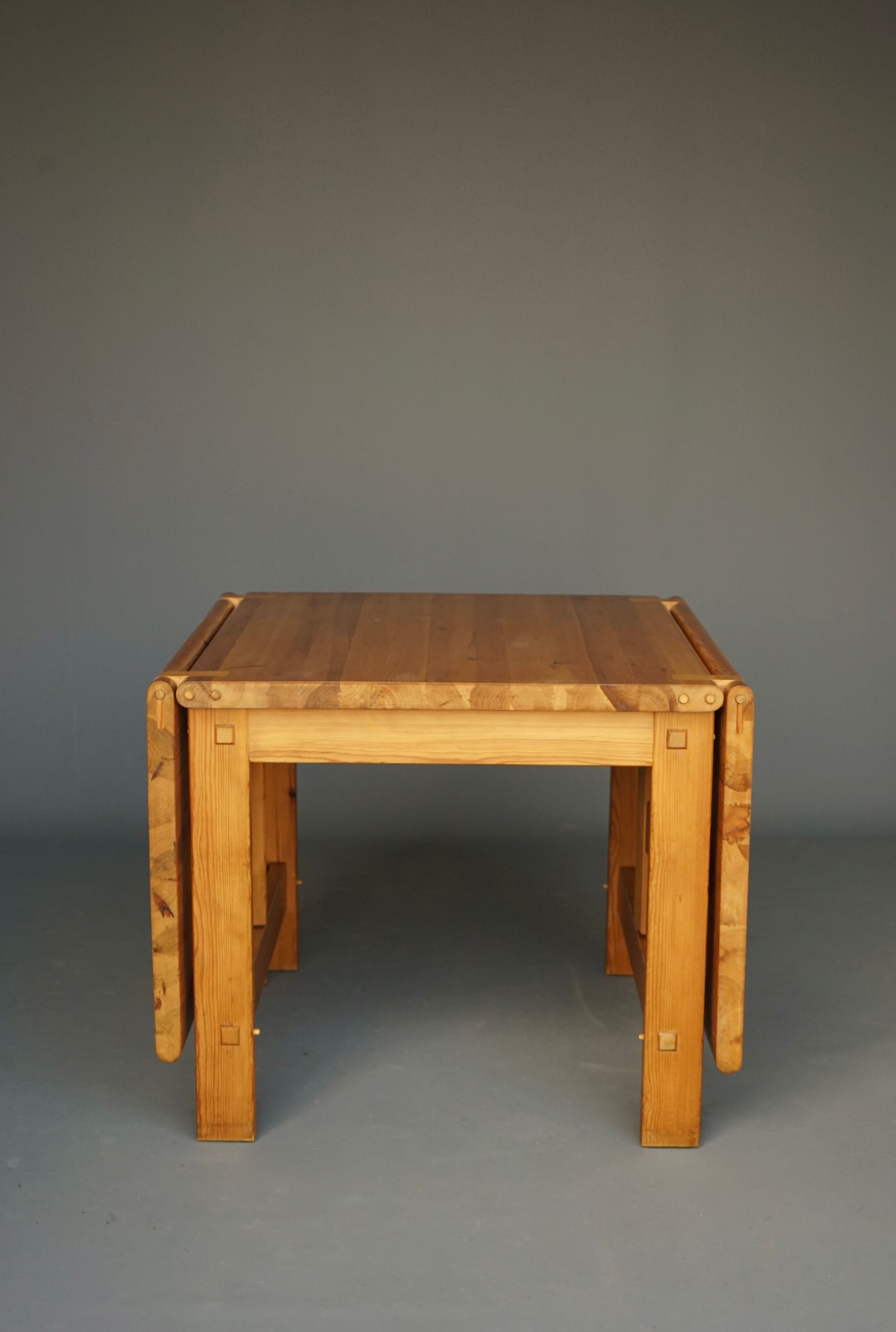 Pine Dining Set by Edwin Helseth for Strange Bruk, 1960s