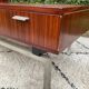 Vintage TV unit in rosewood from the 60s-70s.