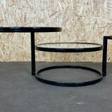 Table basse table d’appoint en métal années 60-70