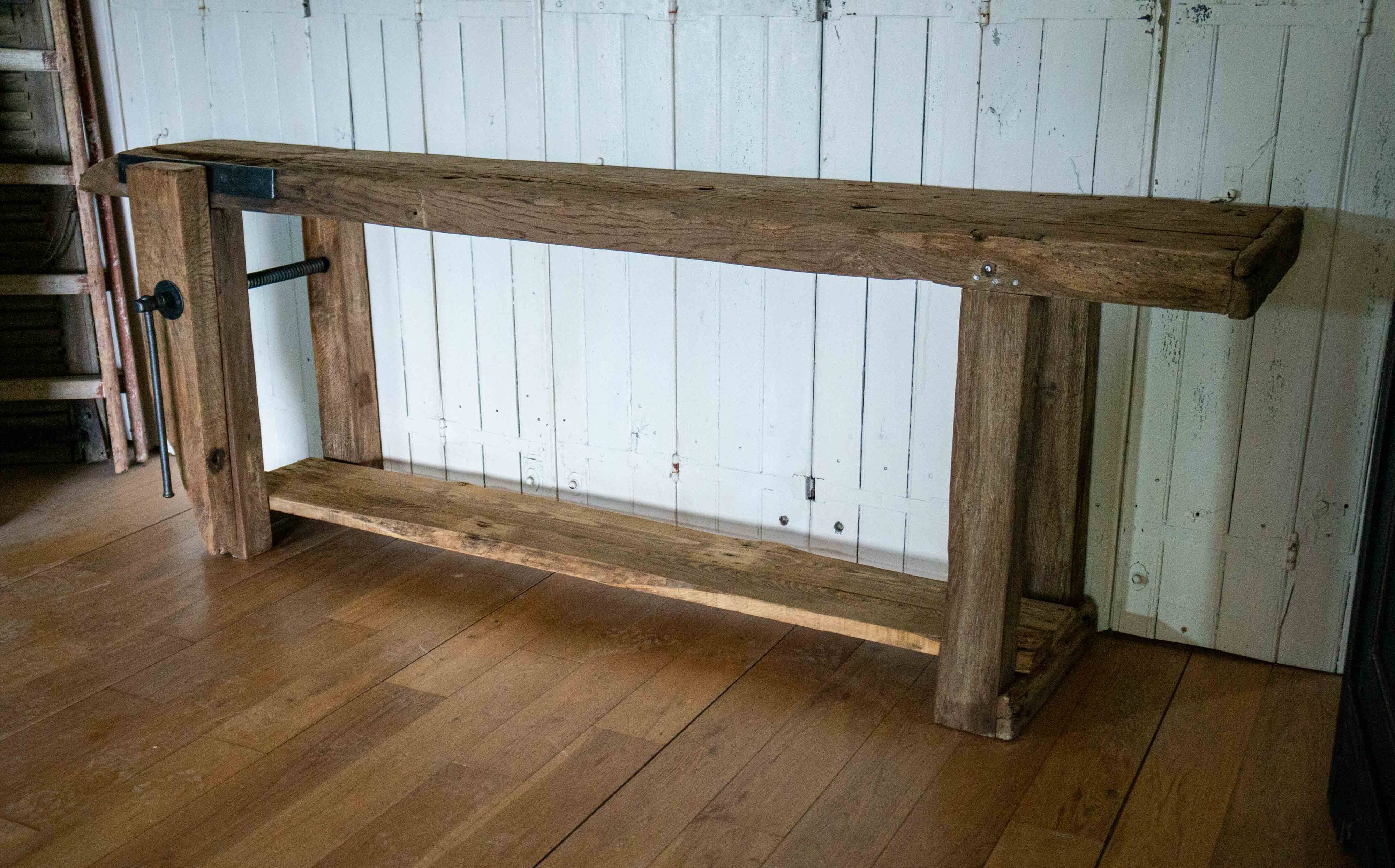 Old restored workbench