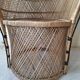 Chaise en rotin vintage