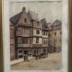 Breton painting painting, Watercolor Lannion, Signed Kehr